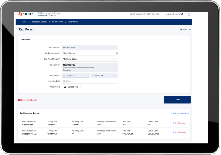 EHS Safety System